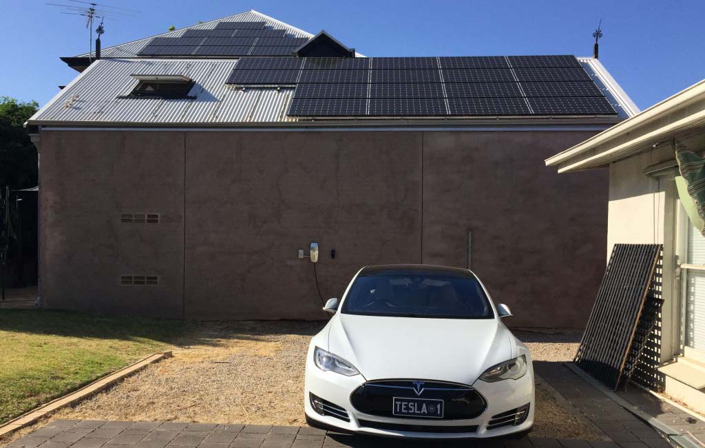 Tejado solar y Model S
