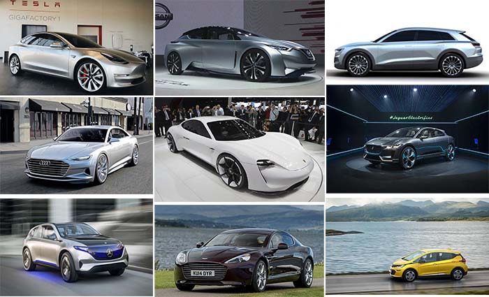 10 coches eléctricos que llegarán en los próximos 5 años