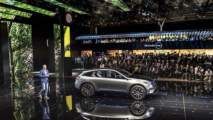 Presentación Mercedes EQ en el Salón de París