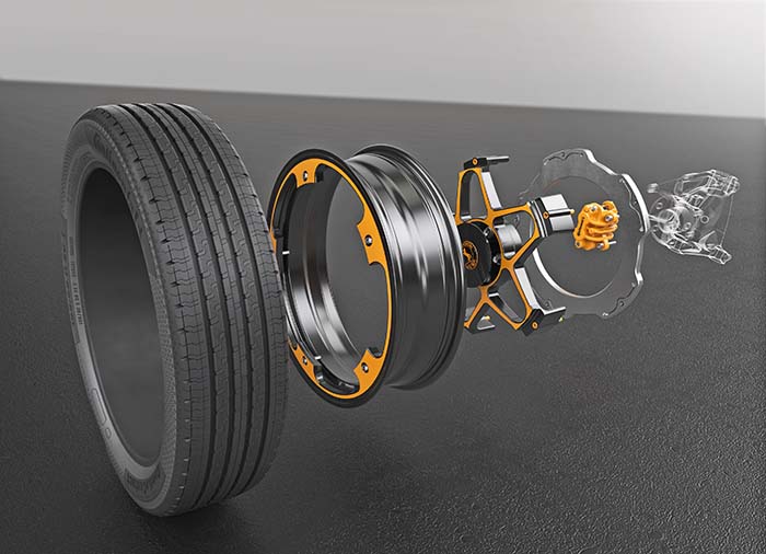 New Wheel, Continental presenta una nueva rueda diseñada para coches eléctricos
