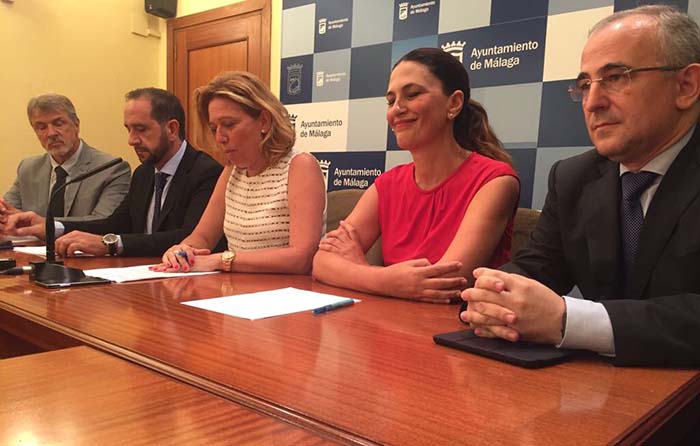 Rueda de prensa de la presentación del II Congreso de Movilidad y Turismo Sostenible de Málaga