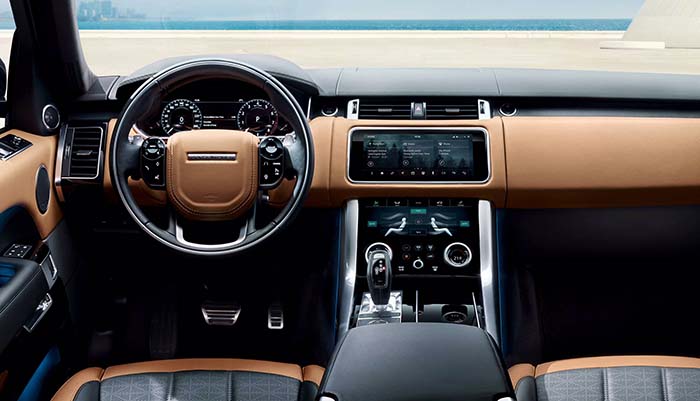 Interior del Range Rover Sport PHEV