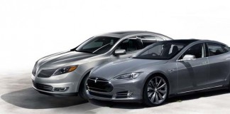Ford Lincoln eléctrico y Tesla Model S