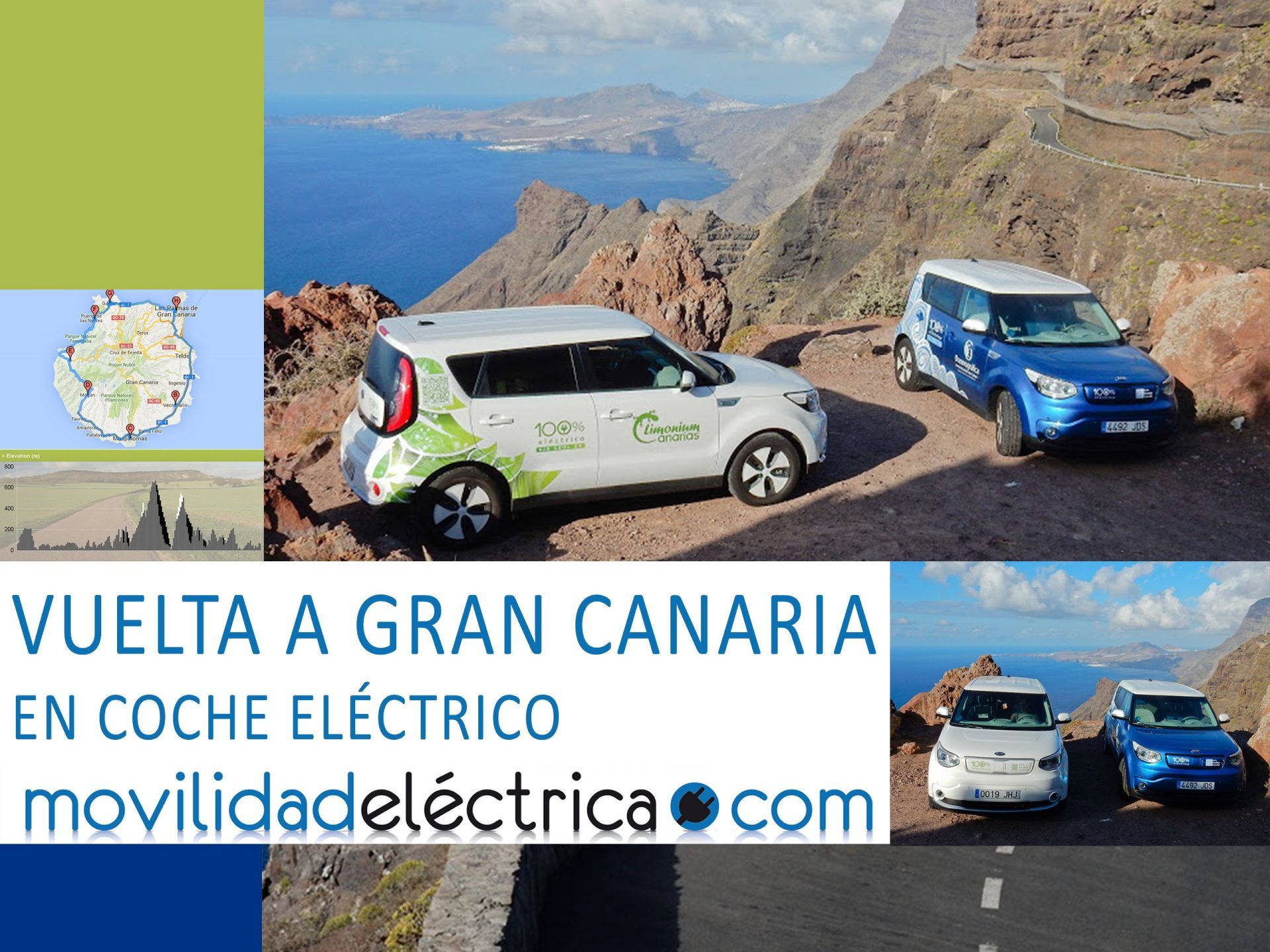 Vídeo de la vuelta a Gran Canaria en coche eléctrico