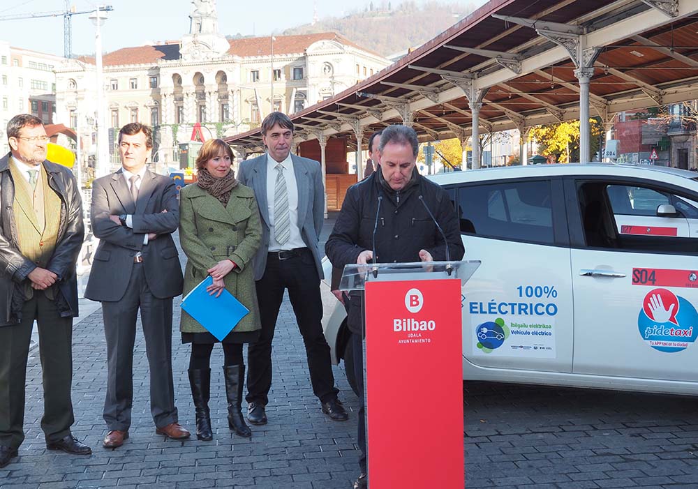 taxi electrico de cortesia Bilbao