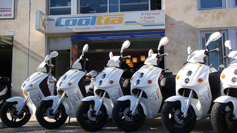 Flota de scooters eléctricos de Cooltra