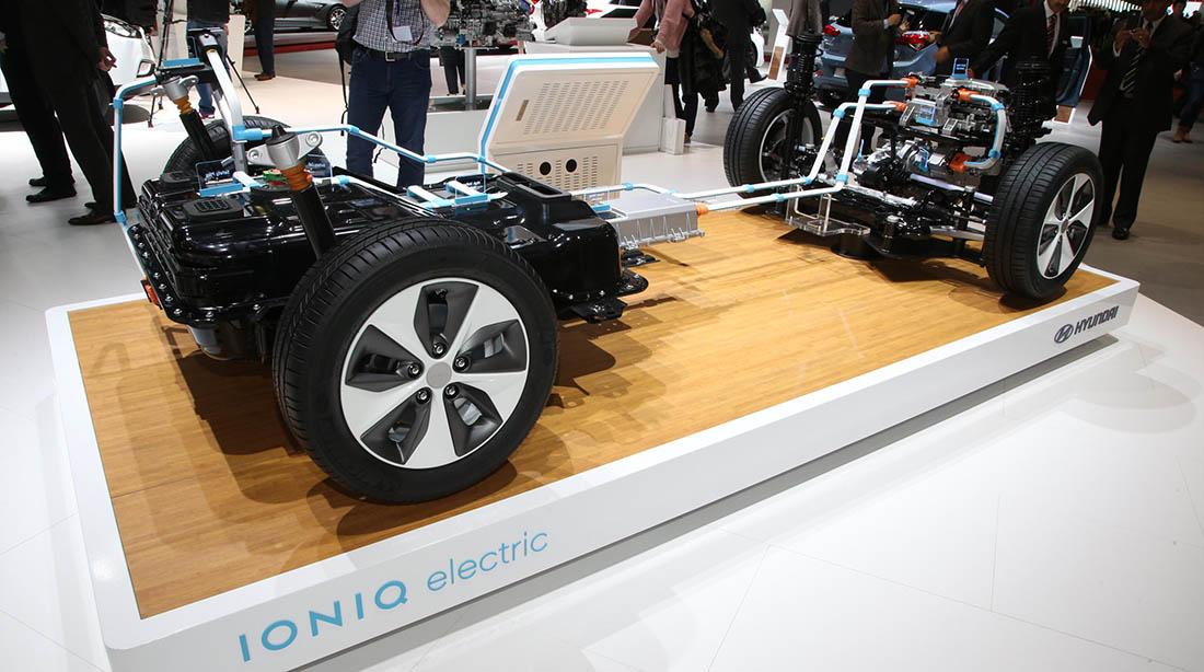 Sistema eléctrico del Hyundai Ioniq eléctrico