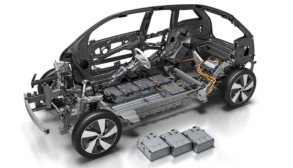 Celdas de 94 Ah en la nueva batería del BMW i3