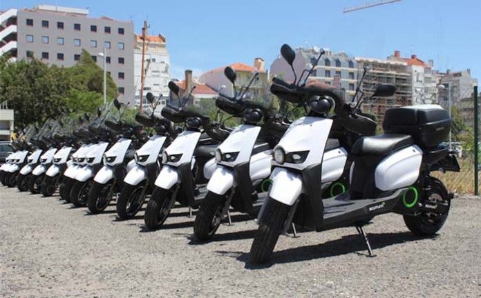 La flota de 17 Scutum que recorrerán Lisboa
