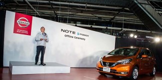 Carlos Ghosn presenta el Nissan e-Power en el nuevo Note