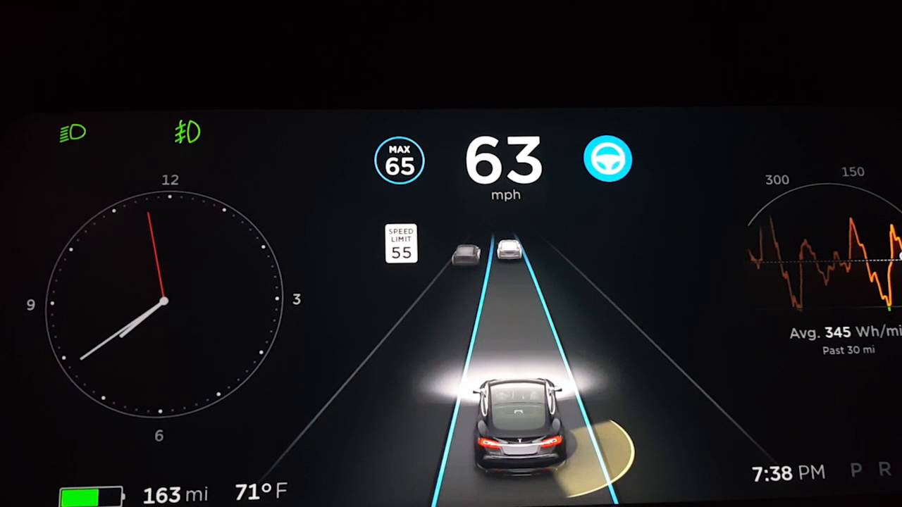 La versión 8.0 del Autopilot de Tesla en funcionamiento (Vídeo)