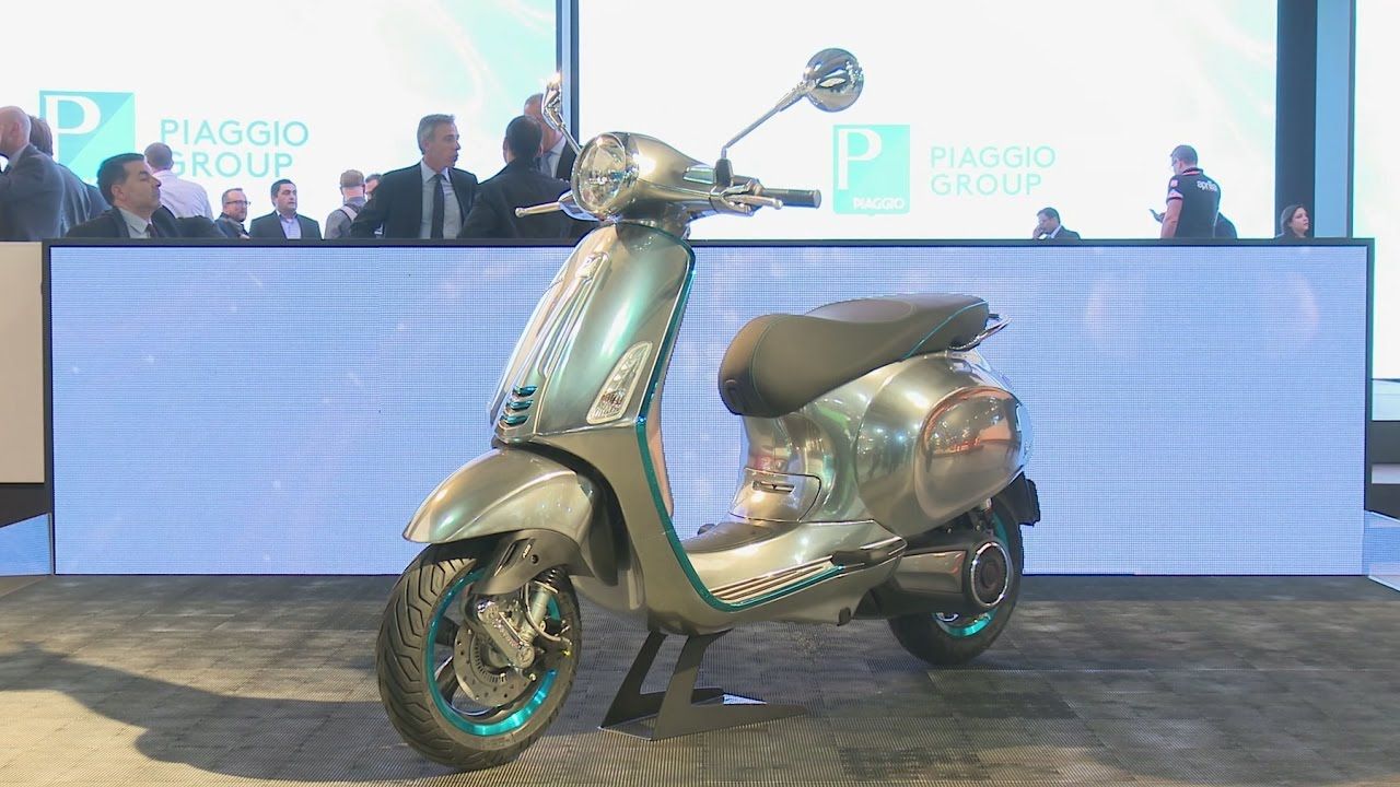 La Vespa Elettrica podría llegar en 2017 (VÍDEO)