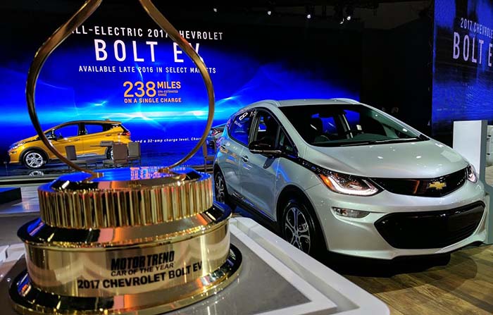 Chevrolet Bolt coche ecológico del año- Foto InsideEVS