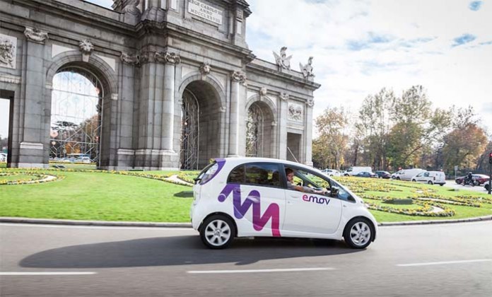 emov en Madrid, el car sharing eléctrico del Grupo PSA