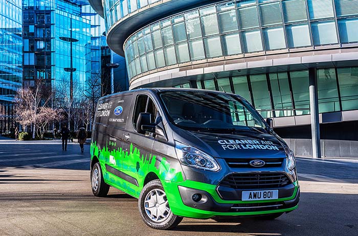 20 Ford Transit Custom Plug-in Hybrid estarána prueba en Londres durante 12 meses