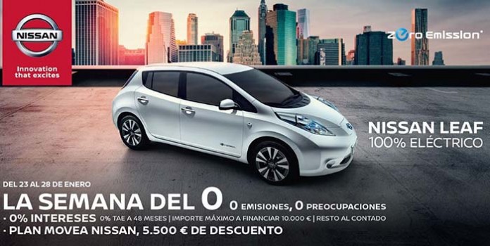 Nissan adelanta el Plan Movea del 23 al 28 de enero