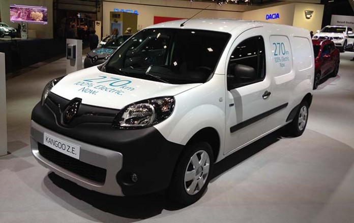 Nueva Renault Kangoo ZE presentada en el Salón de Bruselas