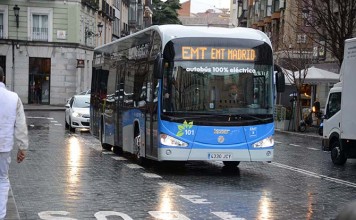 Madrid estrena un autobús eléctrico de Irizar