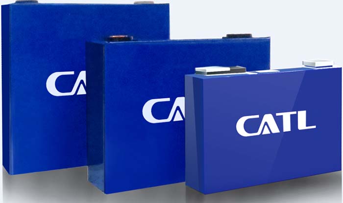 Celdas de baterías prismáticas CATL de Amperex Technology