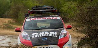 El Nissan Leaf AT-EV participa en el Rally de Mongolia