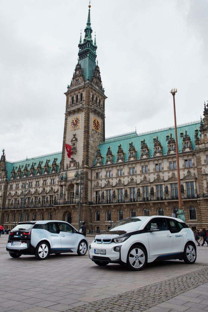 El carsharing de DriveNow en Hamburgo con BMW i3