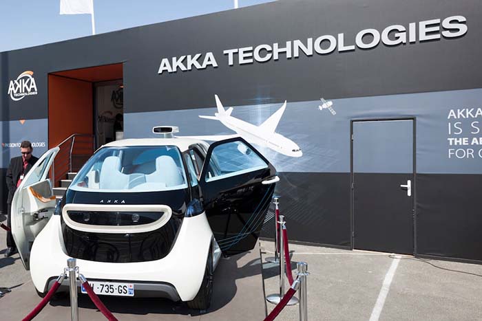 Link & Go, el coche autónomo de AKKA en el Salón del Aire de París 2015