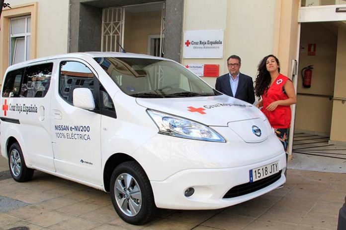 Nissan cede una e-NV200 a la Cruz Roja de Asturias