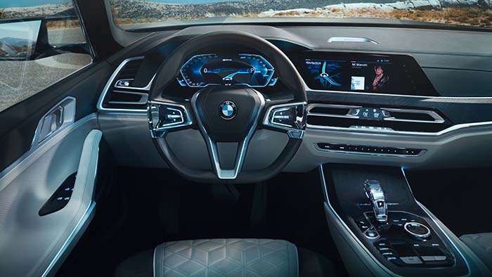 Interior del BMW X7 iPerformance Concept