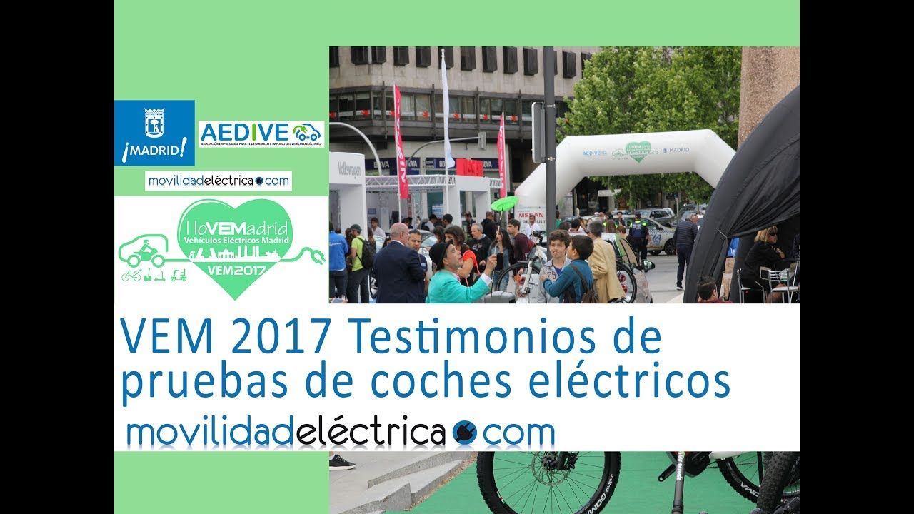 Pruebas de coches eléctricos en VEM 2017