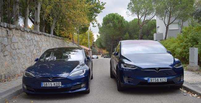 Tesla Model X y Model S