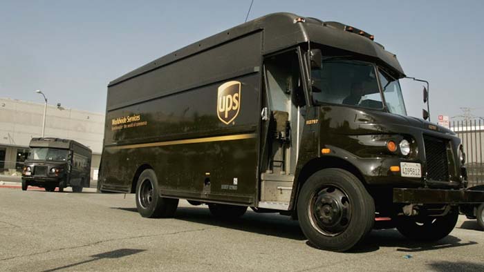 Camiones eléctricos de la flota de UPS