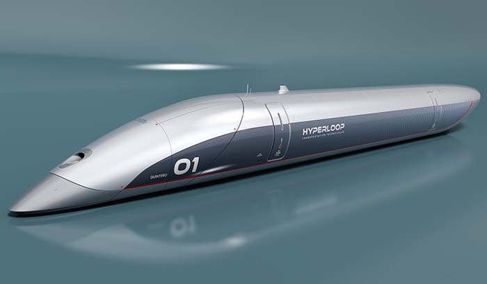 Cápsula Hyperloop de HTT