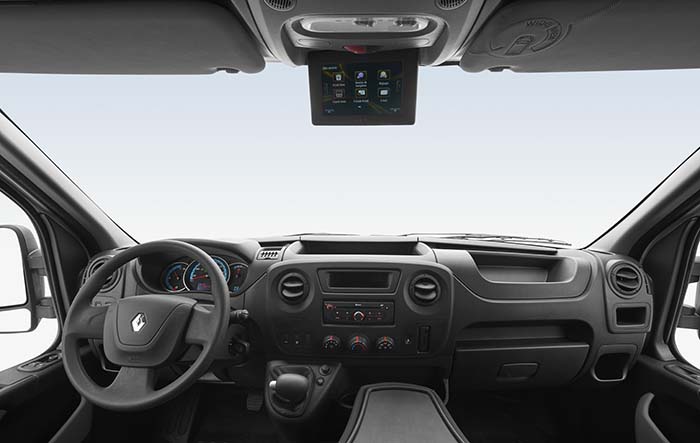 Interior del Renault Master ZE