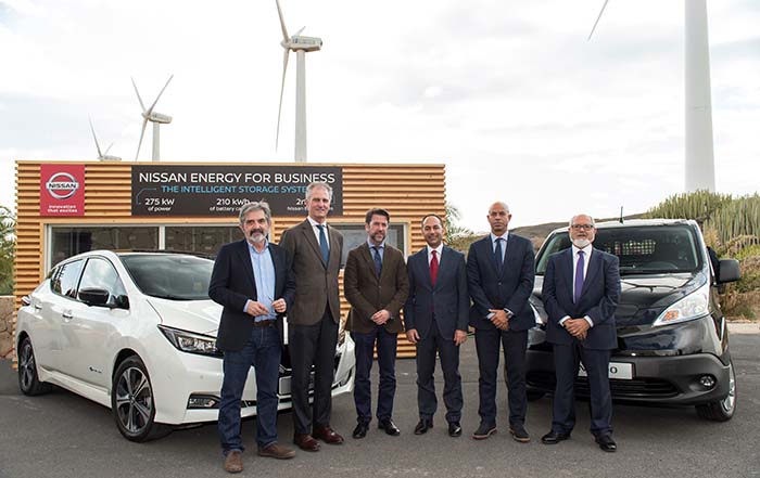 Nissan y el Cabildo de Tenerife promueven la movilidad eléctrica en la isla