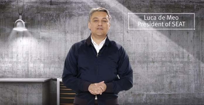 Luca de Meo, presidente de SEAT, anuncia las novedades de la nueva marca Cupra