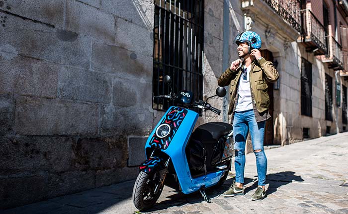 MOVO, nuevo servicio de motosharing en Madrid
