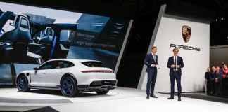 Nuevo variante eléctrica de Porsche, el Mission E Cross Turismo en Ginebra