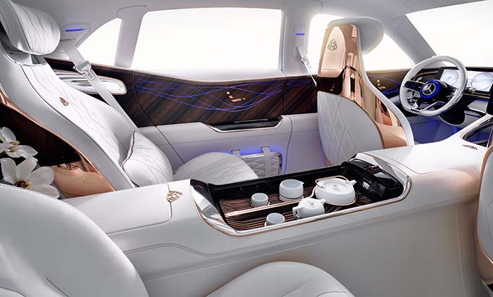Interior del Vision Mercedes-Maybach Ultimate Luxury