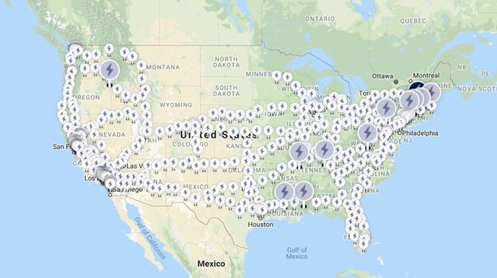 Electrify America presenta su red de estaciones de carga