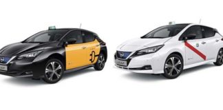 El Nissan Leaf y la e-NV200 autorizados como taxis en Madrid y Barcelona