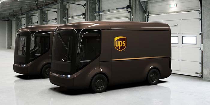 UPS y Arrival desarrollan los primeros prototipos del e-transporter