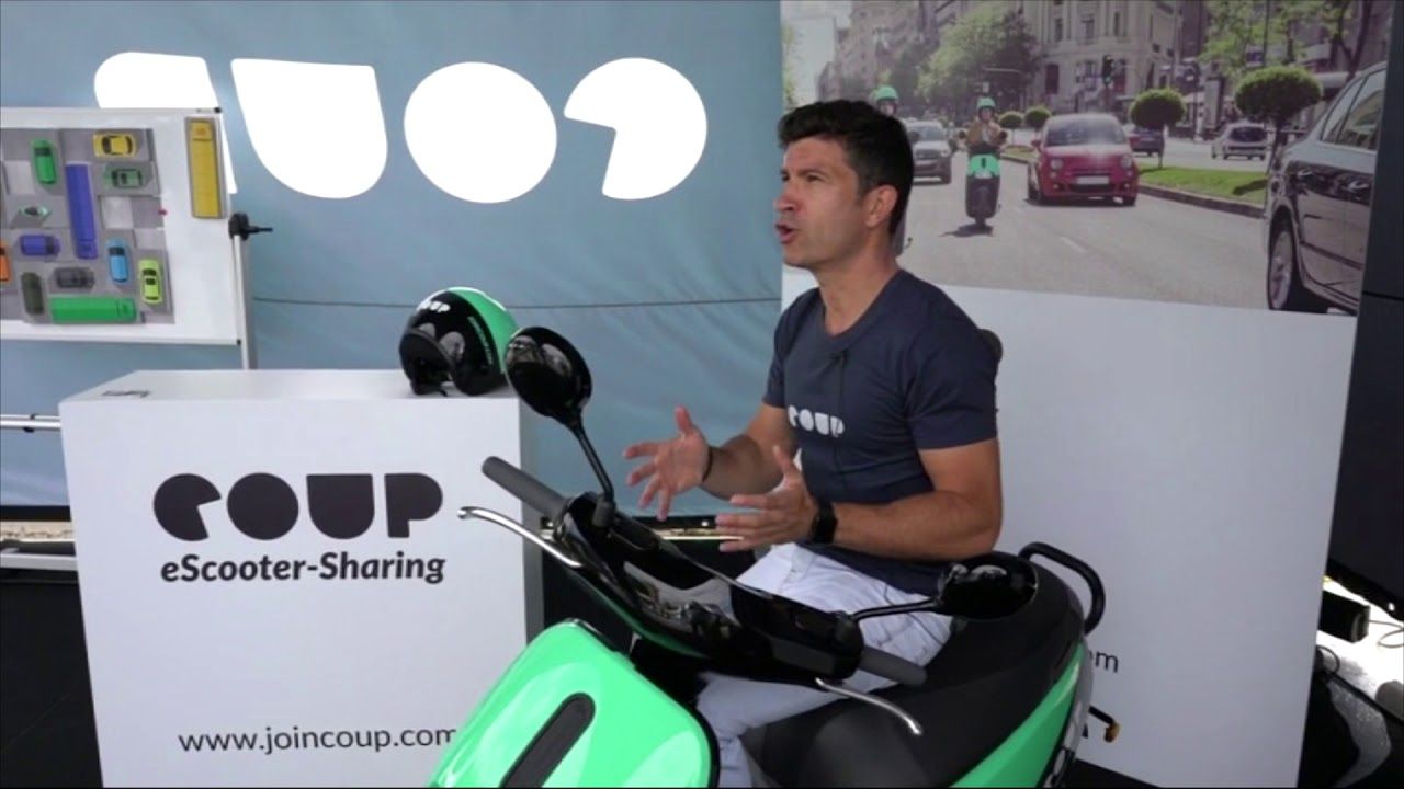 COUP, el servicio de moto-sharing que busca reducir el volumen de vehículos en las calles