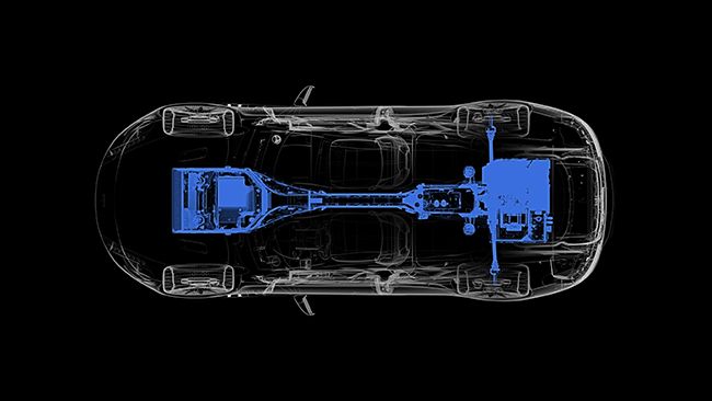Aston Martin Rapide E Powertrain Diagram