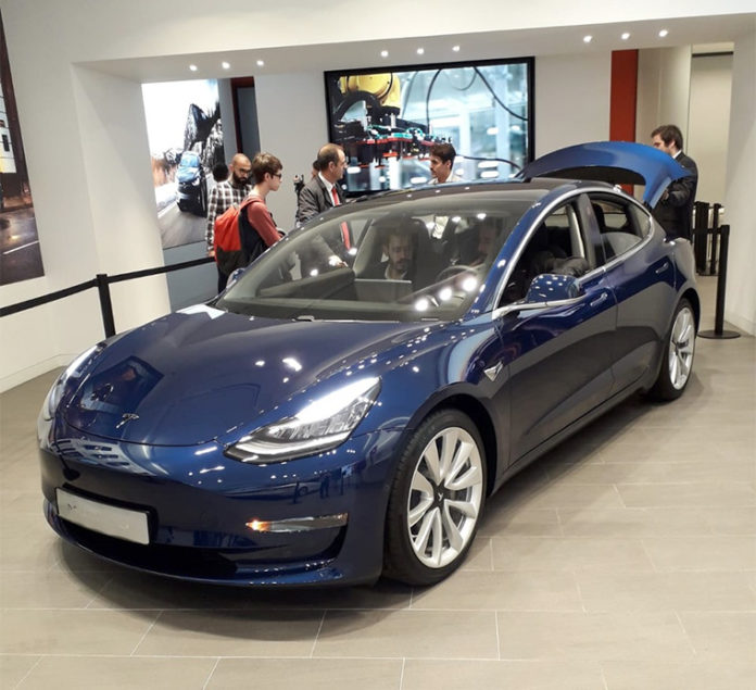 Tesla Model 3 llega a Barcelona