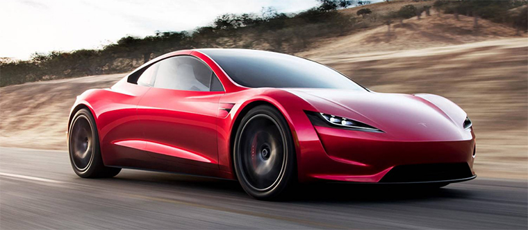 Tesla Roadster descapotable