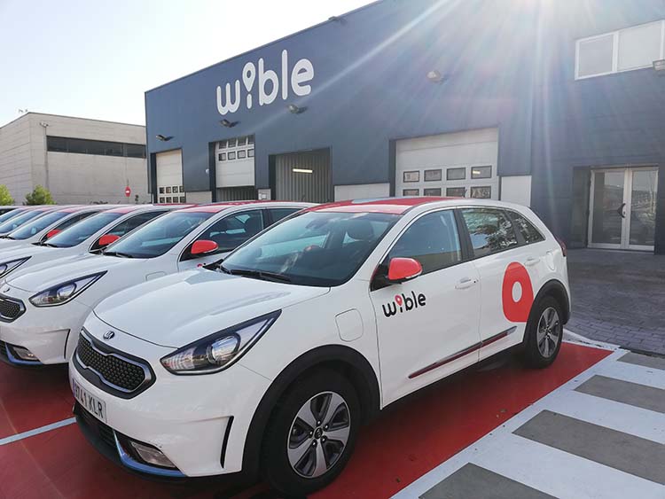 WiBLE alquiler coches eléctricos madrid