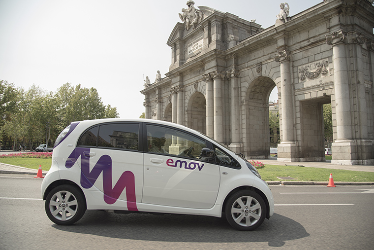 emov, servicio de carsharing en Madrid