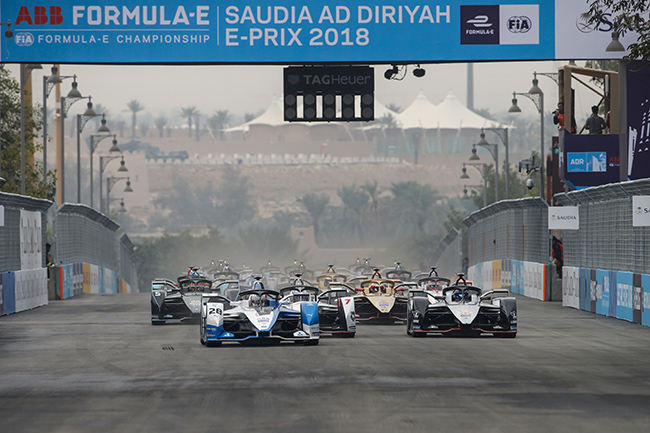 Primera carrera en AD Diriyah de la V temporada de Fórmula E