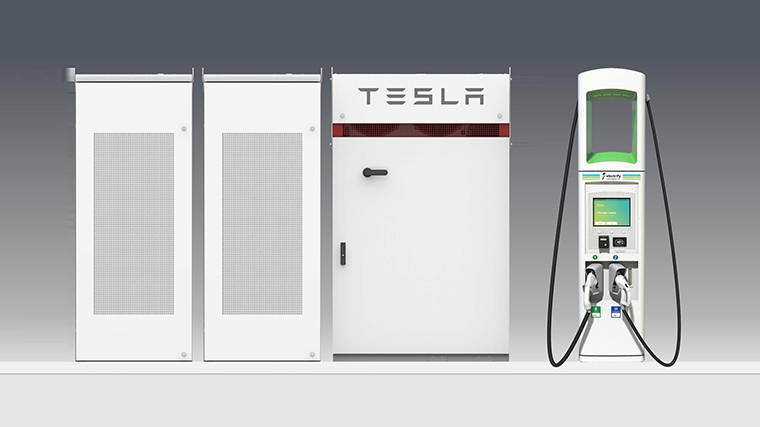 Electrify America instalará sistemas Powerpack de Tesla en más de 100 de sus estaciones de carga