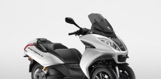 E-Metropolis, la versión eléctrica del scooter de tres ruedas de Peugeot Motocycles